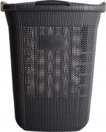 Кошик для білизни Violet House 0261 Віолетта з/кр 65 л антрацит Кошик для білизни Violet House 0261 Віолетта з/кр 65 л антрацит