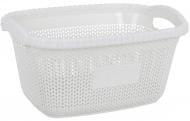 Корзина для белья Violet House 1003 Виолетта б/кр 28 л белый