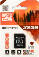 Карта пам'яті Mibrand microSDHC 32 ГБ Class 10 (MICDHU3/32GB-A )