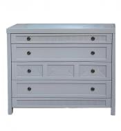 Комод Kartissa Амаро 1168x968x500 мм серый/серый АМ-КМ