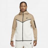 Джемпер Nike M NSW TCH FLC HOODIE FZ WR CU4489-208 р. 2XL бежевый Джемпер Nike M NSW TCH FLC HOODIE FZ WR CU4489-208 р. 2XL бежевый