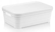 Корзина для хранения Idea Home 00642 White белый 125x360x240 мм Корзина для хранения Idea Home 00642 White белый 125x360x240 мм