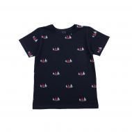 Футболка для мальчиков Фламинго 864-424 р.146 темно-синий