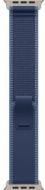 Ремінець Apple 49 мм Trail Loop M/L Natural Titanium Finish blue/bright blue (MFT74ZM/A)