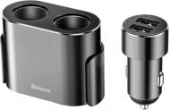 Автомобільний зарядний пристрій BASEUS High Efficiency One to Two Cigarette Lighter Black