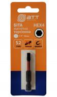 Бита торсионная A.T.T. магнитная HEX4 50 мм 1/4 сталь S2 1 шт.