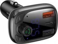 FM-трансмітер BASEUS T typed S-13Bluetooth MP3 charger with car black (CCTM-B01)