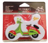 Ночник Lumano Мотоцикл 1 Вт разноцветный LU-ND-0003-15