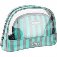 Косметичка K20-612-1 KITE бирюзовый с серым