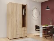 УЦЕНКА! Шкаф гардеробный Doros Геллар 3ДСП 2034х1162х495 мм дуб сонома (УЦ №3329)