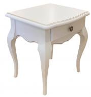 Тумба прикроватная Kartissa Антея 530x570x445 мм белый/белый (АН-ТКр-01)