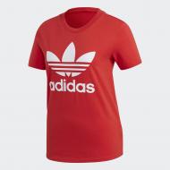 Футболка Adidas TREFOIL TEE FM3302 р.L красный