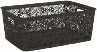 Корзина для хранения Violet House 0504 №4 Ажур BROWN б/кр. 14 л коричневый 145x370x255 мм Корзина для хранения Violet House 0504 №4 Ажур BROWN б/кр. 14 л коричневый 145x370x255 мм