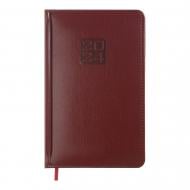 Щотижневик датований BRAVO темно-червоний Buromax A5 2024