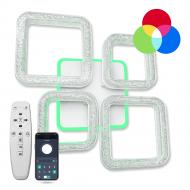 Люстра светодиодная Luminaria белый ICEBERG OVAL RGB 60W 4S