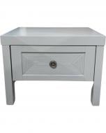 Тумба прикроватная Kartissa Амаро 542x408x450 мм серый/серый (АМ-Ткр)