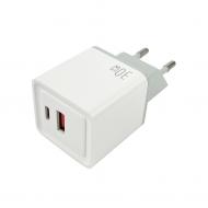 Сетевое зарядное устройство MI-30 GaN 30W Travel Charger USB-A + USB-C White
