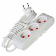 Удлинитель VIKO 16 А 230 В без заземления 3 гн. белый 5 м 90112305