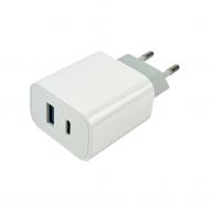 Сетевое зарядное устройство MI-33 GaN 30W Travel Charger USB-A + USB-C White