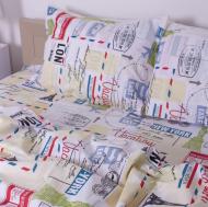 Наволочка Ranforce Elite 17-0592 New-York 50x70 см мульти MirSon