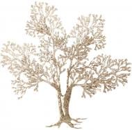 Декор настінний Three 102,9x101,6 см золотистий Декор настінний Three 102,9x101,6 см золотистий