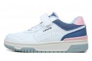 Кросівки для дівчаток весняні Levi's VDER0030S_3605 р.35 біло-рожеві