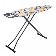 Гладильная доска Eurohome ALPINE 33x110 см моноблок (перья желто-черные)