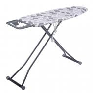 Гладильная доска Eurohome ALPINE PLUS 33x110 см моноблок с розеткой (листья серые)