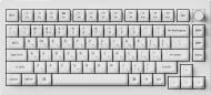 Клавиатура беспроводная Keychron (V1U-F1-UA) V1 Ultra Red Switch White RGB
