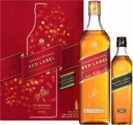 Виски Johnnie Walker Red label 0.7 л + Johnnie Walker Black Label 0,2 л