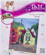 Набір для розпису на полотні D&M Місто 25x30 см 9771