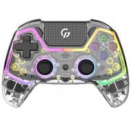 Геймпад бездротовий GamePro GPS13T BT 5.3/USB (PC/iOS/Android/PS3/PS4) RGB Transparent transparent