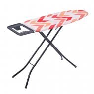 Гладильная доска Eurohome NAVY 30*90 см основа металлизированная сетка (красный зигзаг)