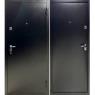 Дверь входная Tarimus 7-2 Метал/Метал 2 петли черный муар 2050x960 мм левая