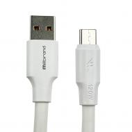 Кабель Mibrand MI-98 PVC Tube Cable USB for Micro 120W 1 м білий (MIDC/98MW)