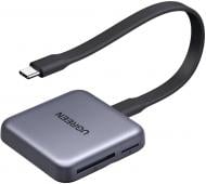 Кардридер UGREEN USB 3.2 Magnetic USB-C SD/MicroSD UHS-II 312 МБ/с PD 100W CM898