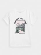 Футболка 4F TSHIRT F0823 4FJAW23TTSHF0823-10S р.128 білий Футболка 4F TSHIRT F0823 4FJAW23TTSHF0823-10S р.128 білий