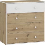 Комод Грейд 834x831x410 мм дуб артизан/нимфея альба/дуб артизан ЖМ Онтаріо