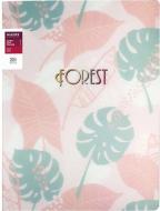 Папка пластиковая A4 с зажимом Forest 3D розовый Axent