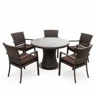 Комплект мебели Matori "Атланта 5" (Обеденный) коричневый Комплект мебели Matori "Атланта 5" (Обеденный) коричневый