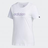 Футболка Adidas W ADI INT FL T FM6153 р.M белый