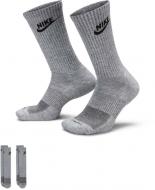 Шкарпетки Nike Everyday Plus Cushioned DH3778-073 р.42-46 сірий 2 шт.