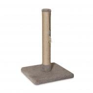 Когтеточка Природа столбик искусственный мех бежевая (барашек) 53 см PR242527