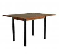 Стол раскладной Gamma Style Модерн Плюс 900(1200)x600x730мм фаервуд/черный