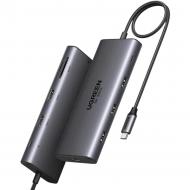 Док-станція UGREEN CM639 dark grey (15534)