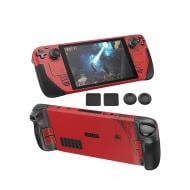 Накладки для геймпада JSAUX для Steam Deck GP0002 (Spider Dance) red/black