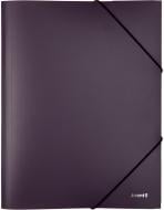 Папка на резинке А4 сливовая Axent