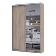 Шкаф-купе Сити Лайт Doros ДСПзеркало 1,5 м 1500x450x2250 мм дуб сонома двери ДСП/зеркало