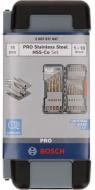 Набор сверл по металлу Bosch PRO Stainless Steel HSS-Co Set 18 шт. 2607017047