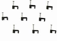 Клипса для плоского кабеля LXL 6 мм 100 шт. черный